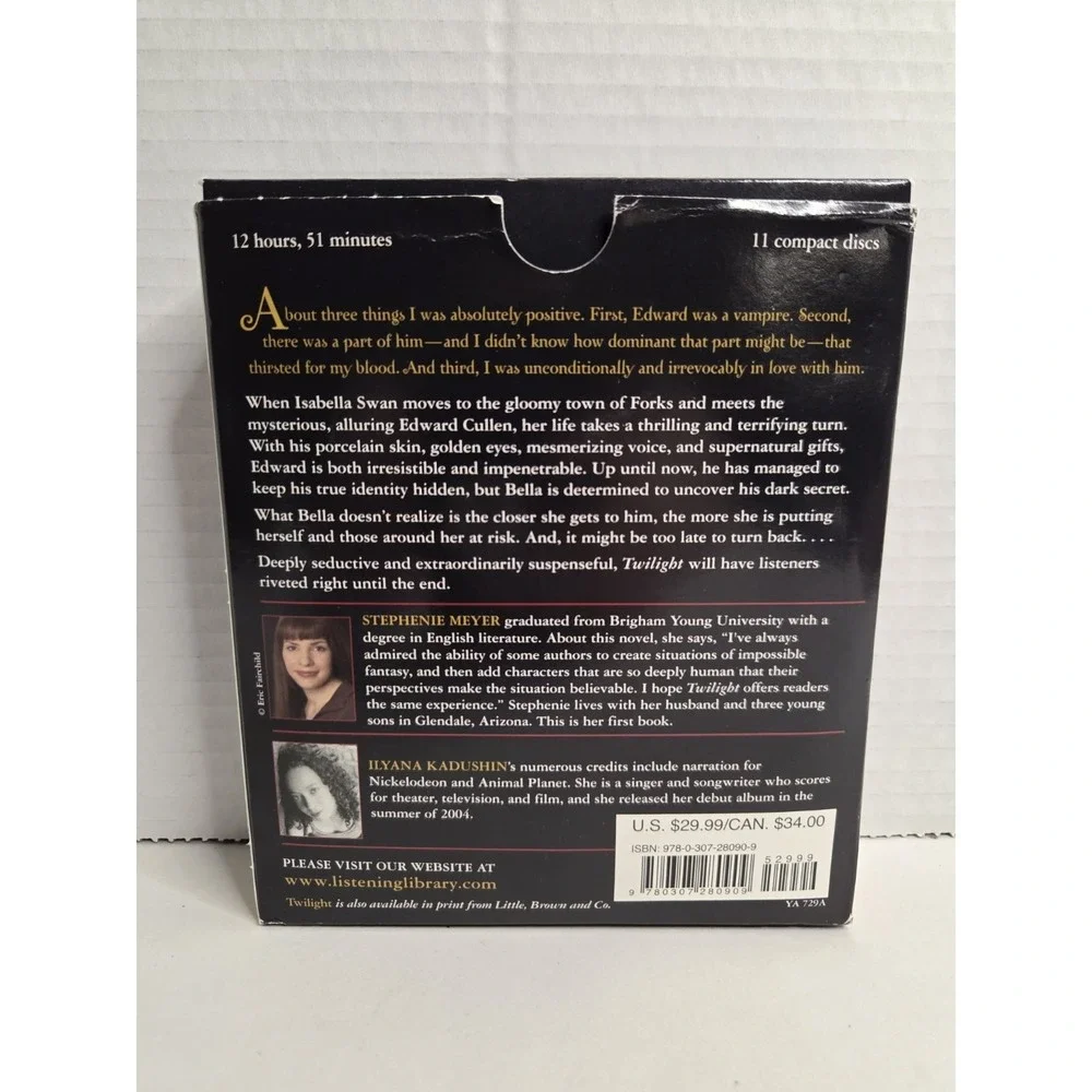 Shelf00C Audiobook~ Twilight - Stephanie Meyer - unabridged‎